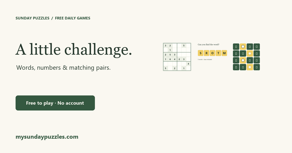 Sunday Puzzles: 19 free browser games, including FreeCell, chess and small daily logic puzzles